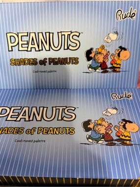 Peanuts Cool-Toned eyeshadow Palette NIB